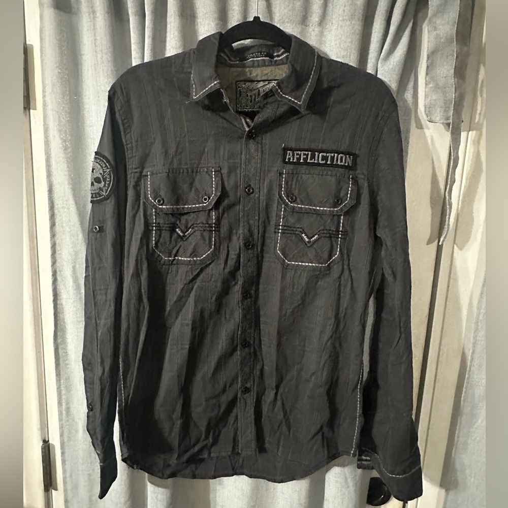 Men Affliction button down